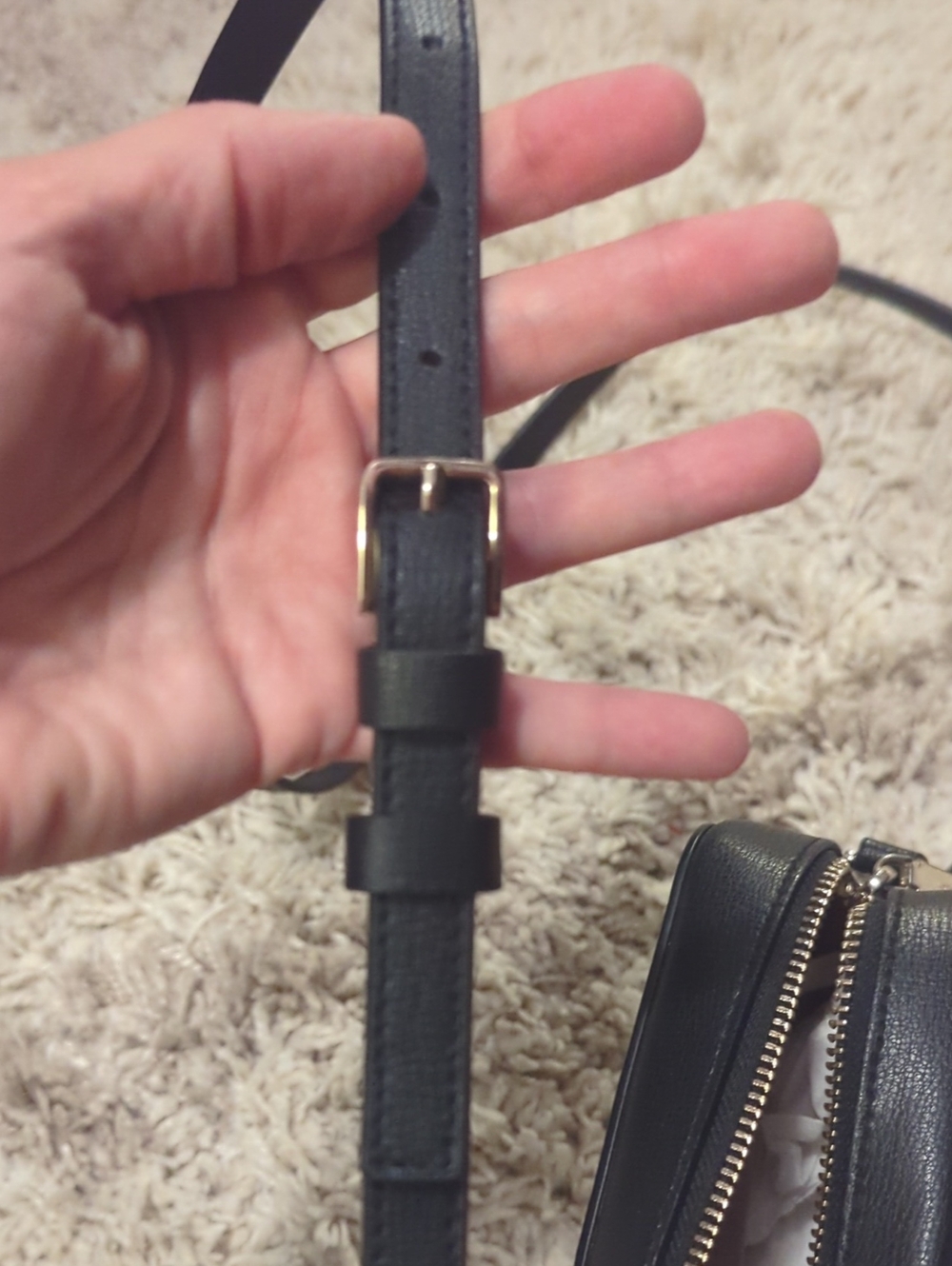 kate spade Black Pebbled Leather Crossbody Bag - Picture 3 of 5